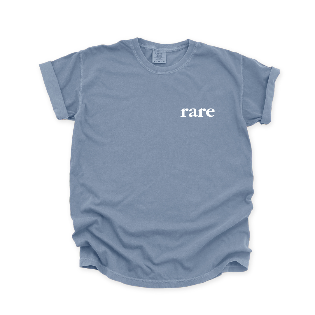 MINI RARE LOGO T SHIRT BLUE