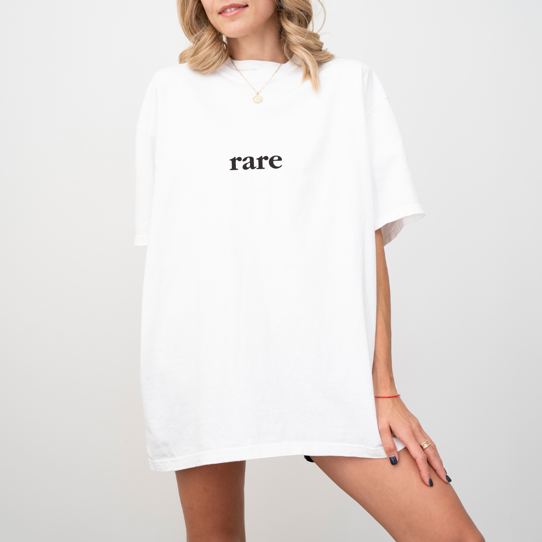 RARE LOGO T SHIRT WHITE