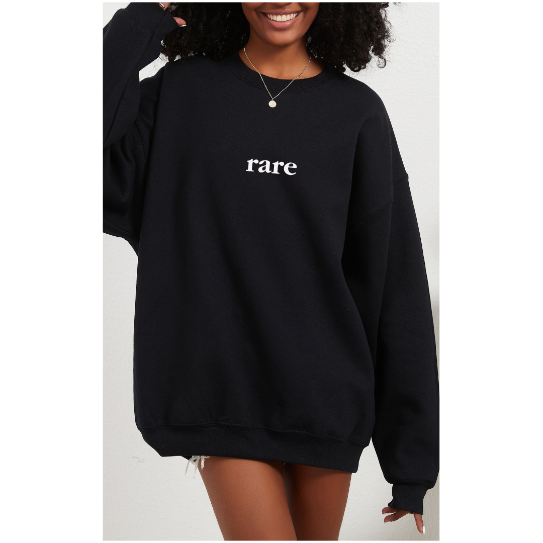 RARE CREW LOGO WHITE