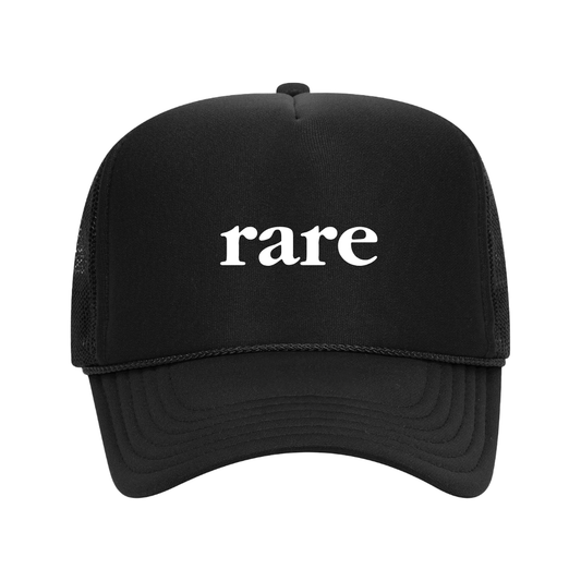 rare logo trucker black