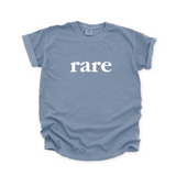 RARE LOGO T SHIRT BLUE