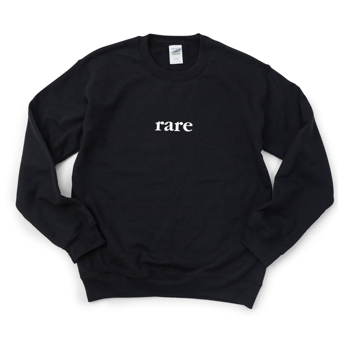 RARE CREW LOGO WHITE