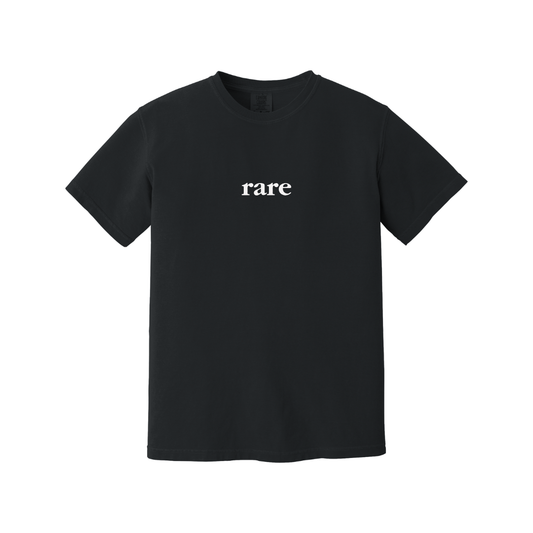 RARE LOGO T SHIRT BLACK