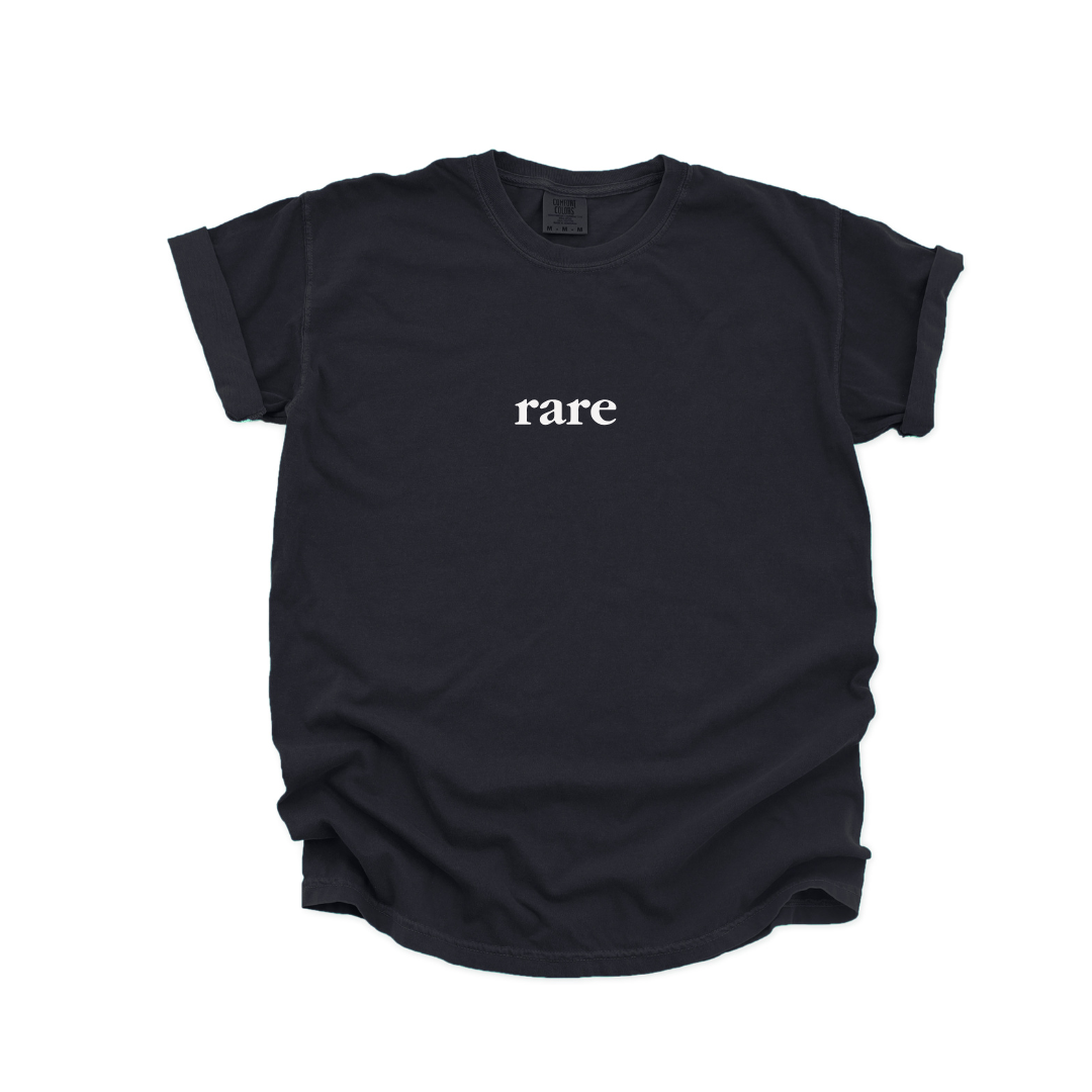 RARE LOGO T SHIRT BLACK
